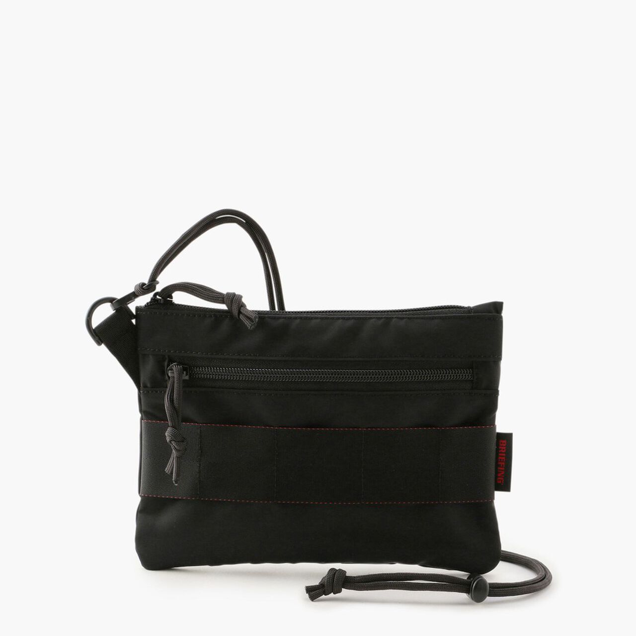 FLAT POUCH,Black, large image number 0